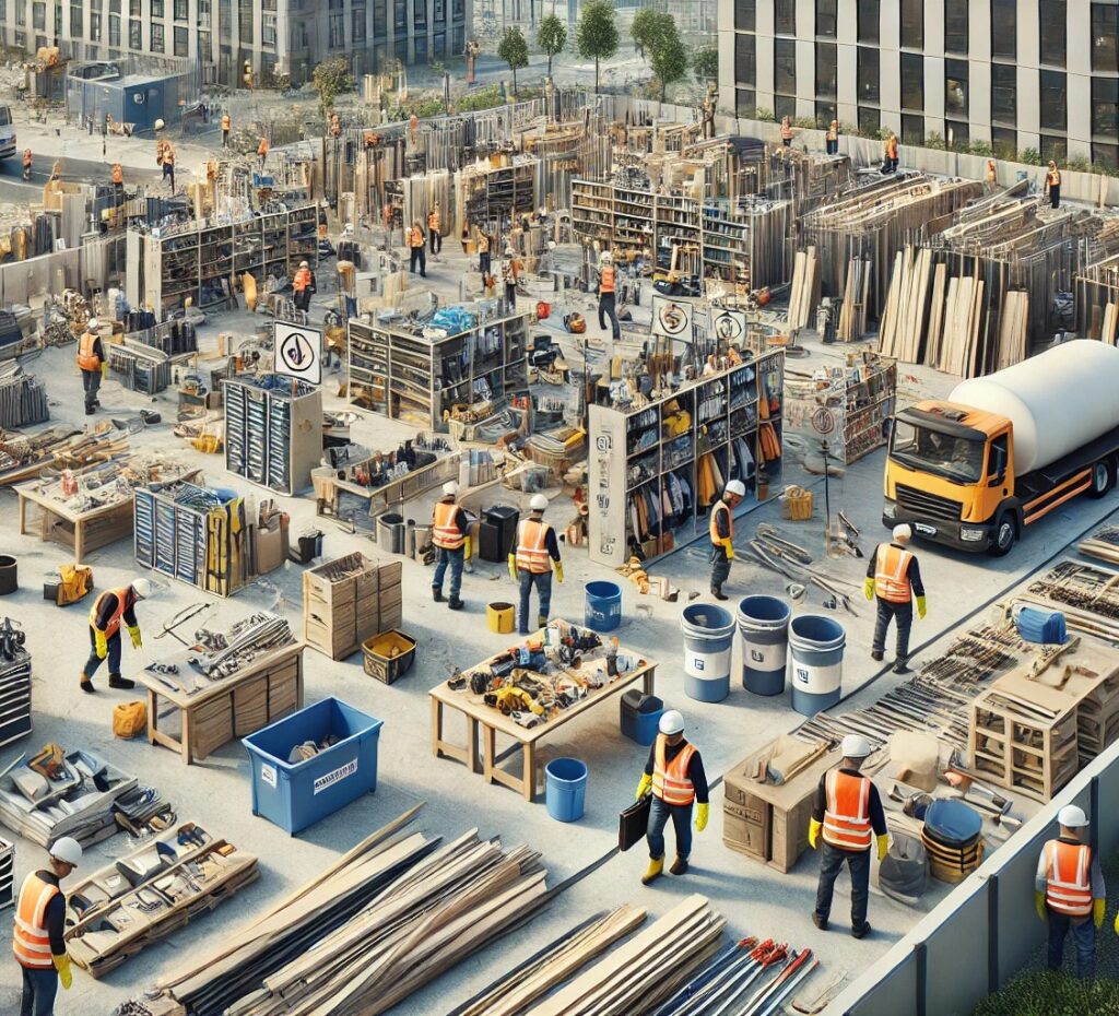 Construction site cleanup