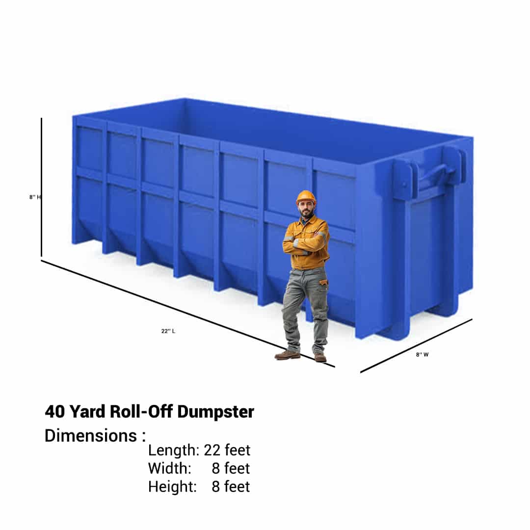 40 Yard Dumpster Image For Dumpster Rental In Cleveland Ohio. Site Services USA