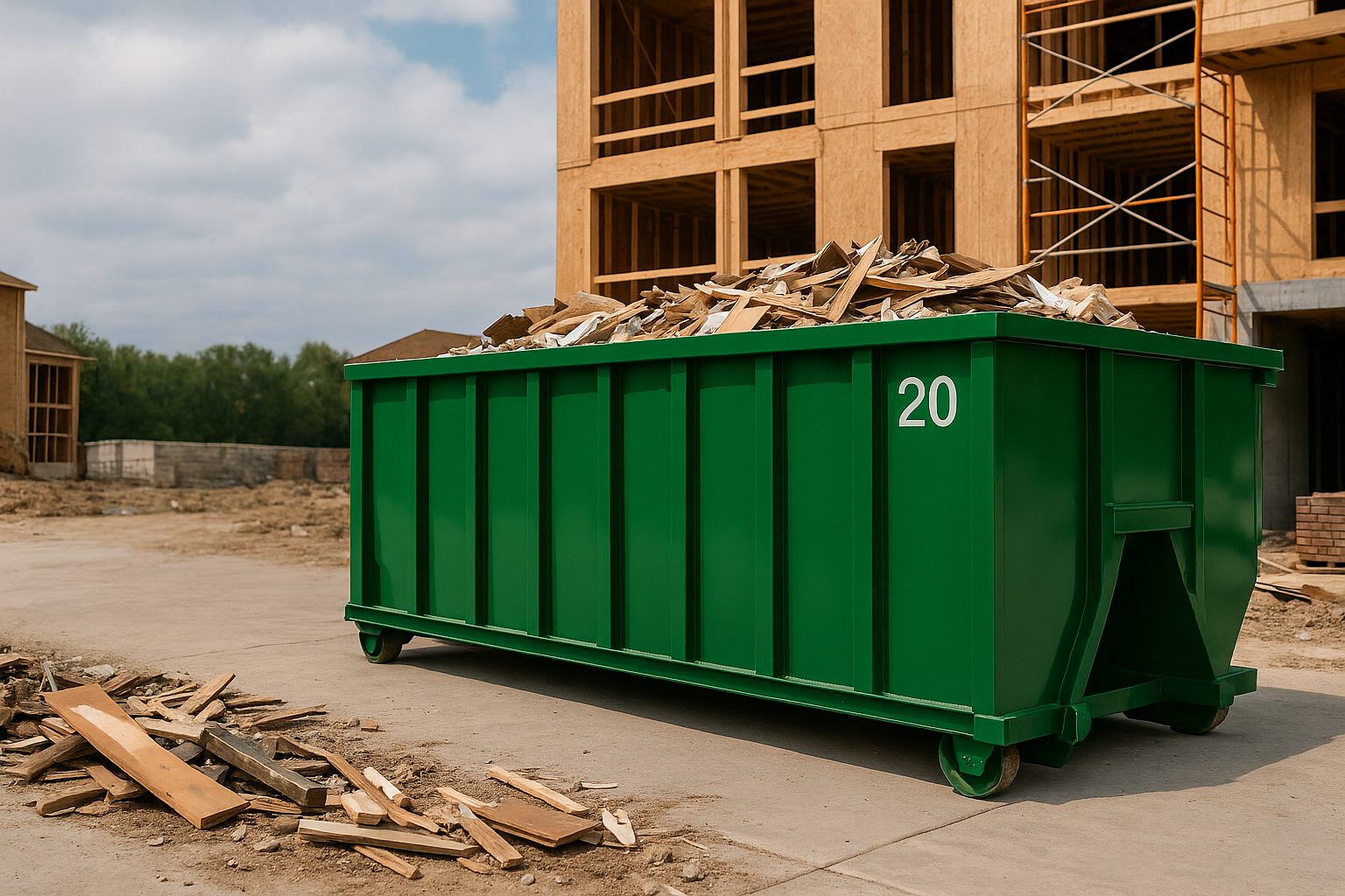 20 yard roll off dumpster