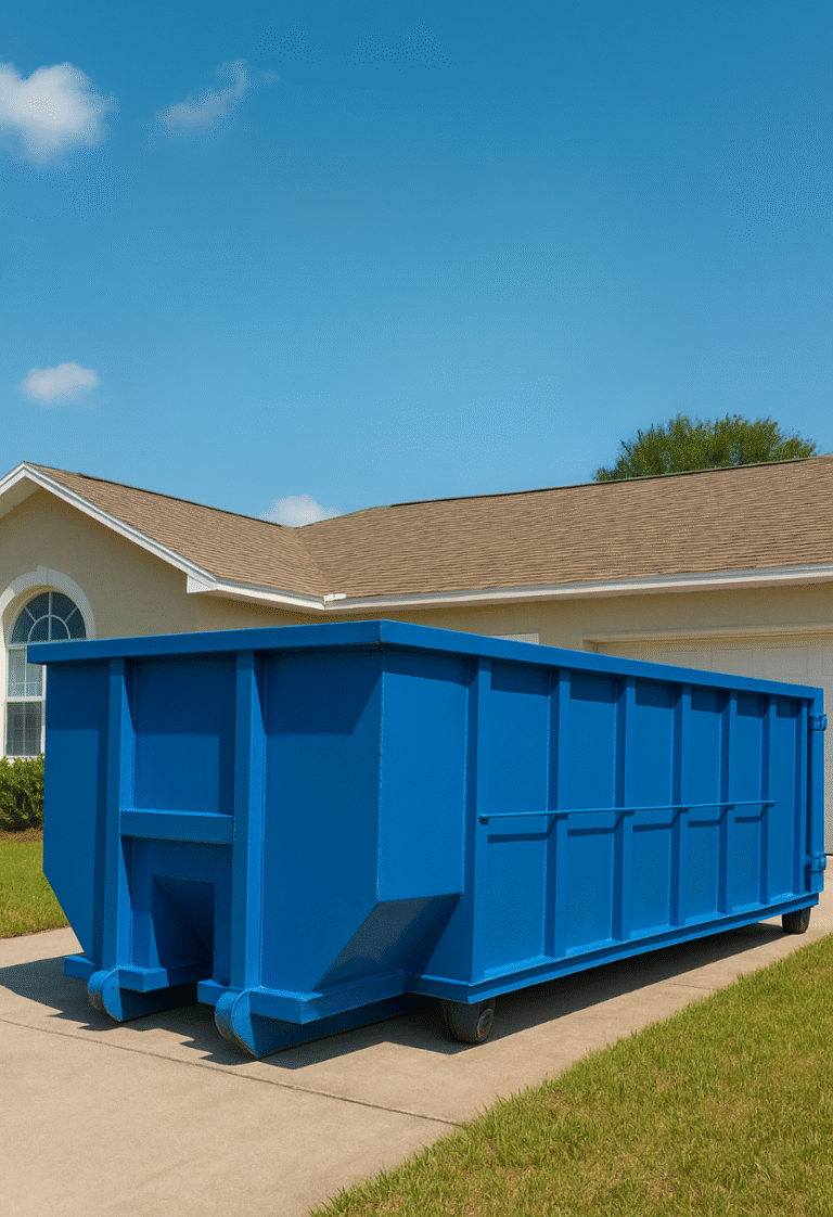 Home 15 Hurricane Season Prep: How a Dumpster Rental Helps Tampa Homeowners